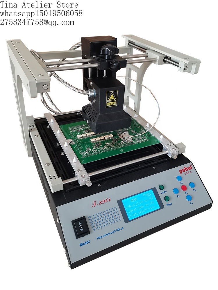 Infrared Bga Rework Station - เครื่องซ่อม BGA รุ่นใหม่ Puhui T-890i สำหรับซ่อมแซมเมนบอร์ด
