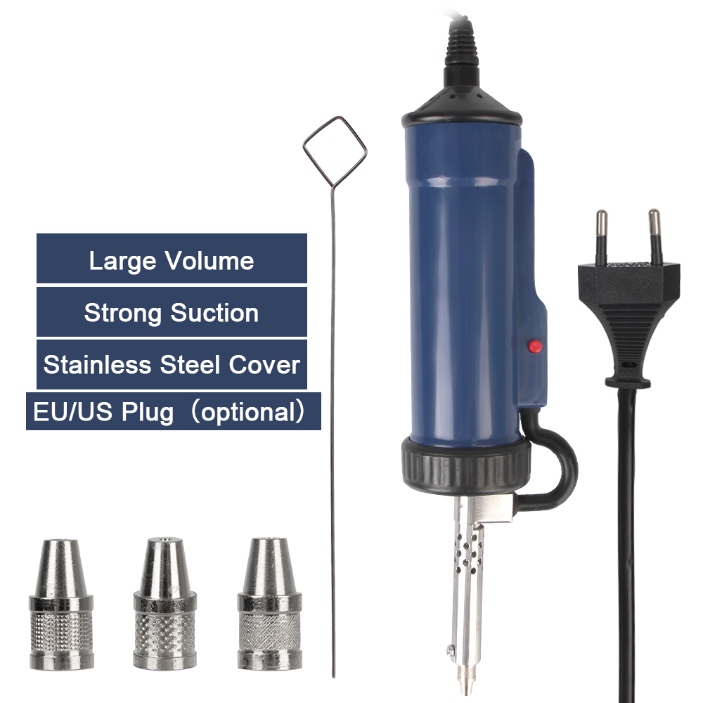 Desoldering Pump Electric Vacuum Station - ใหม่เครื่อง Desoldering ลบปั๊มสูญญากาศบัดกรีดีบุก Sucker แบบพกพาไฟฟ้าบัดกรี 3