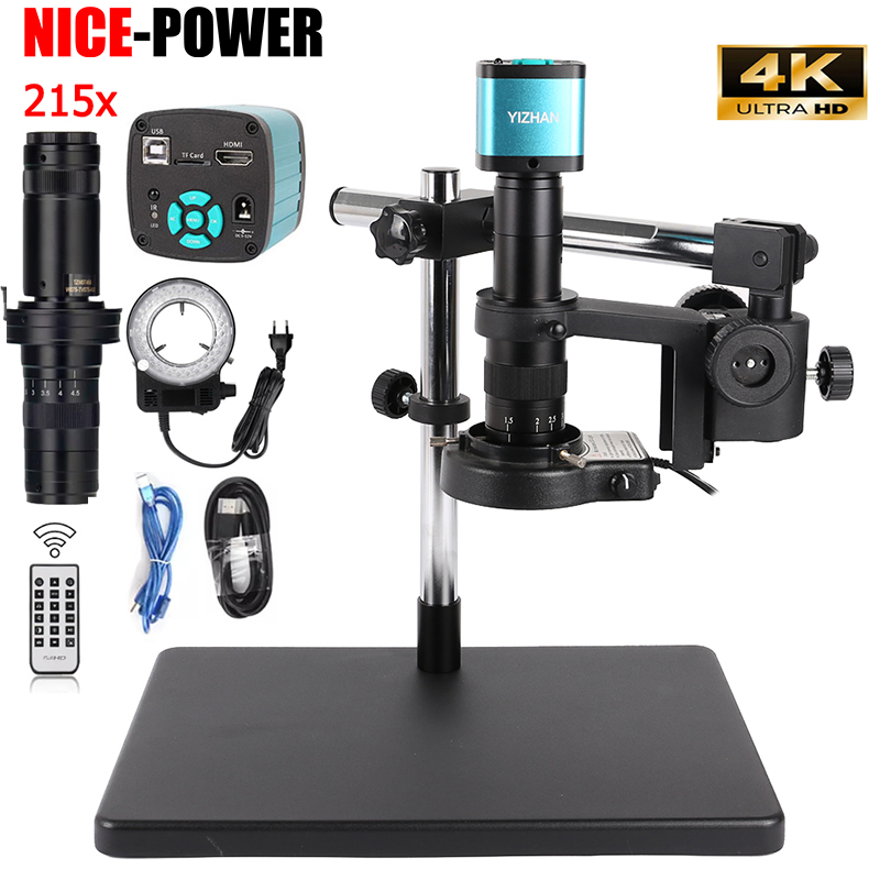 กล้องจุลทรรศน์อิเล็กทรอนิกส์ระ - 4K Microscope Camera Sony Sensor บทวิจารณ์และราคา