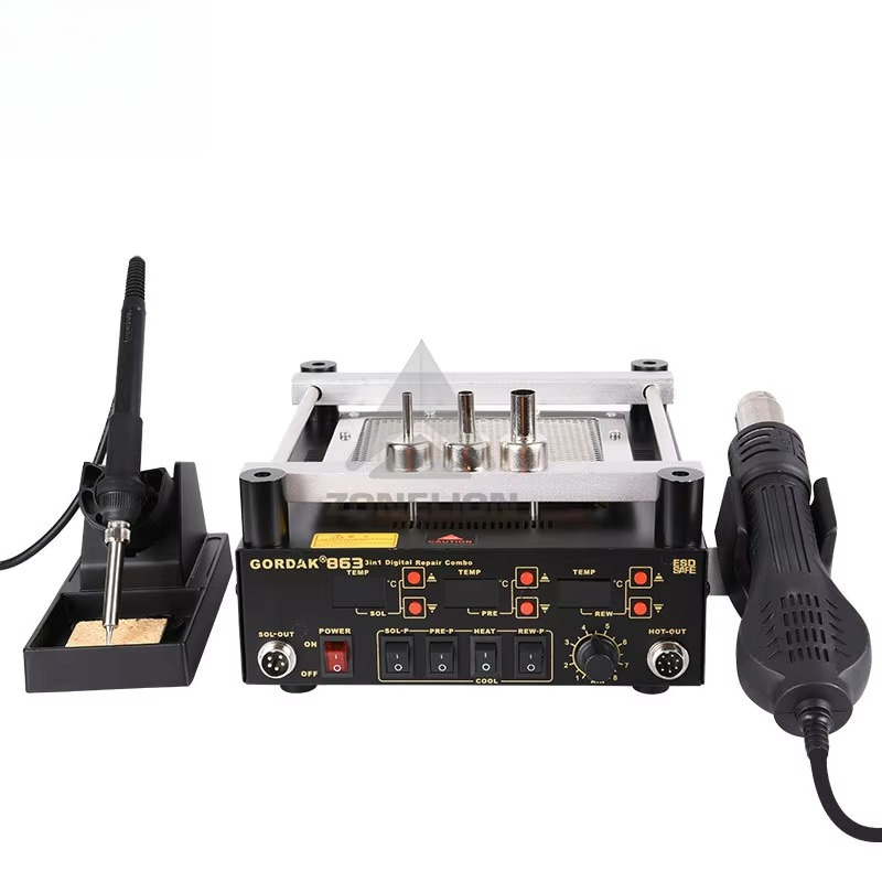 ปืนลมร้อนดิจิตอล 3 in 1 พร้อมส - Infrared Bga Rework Station บทวิจารณ์และราคา