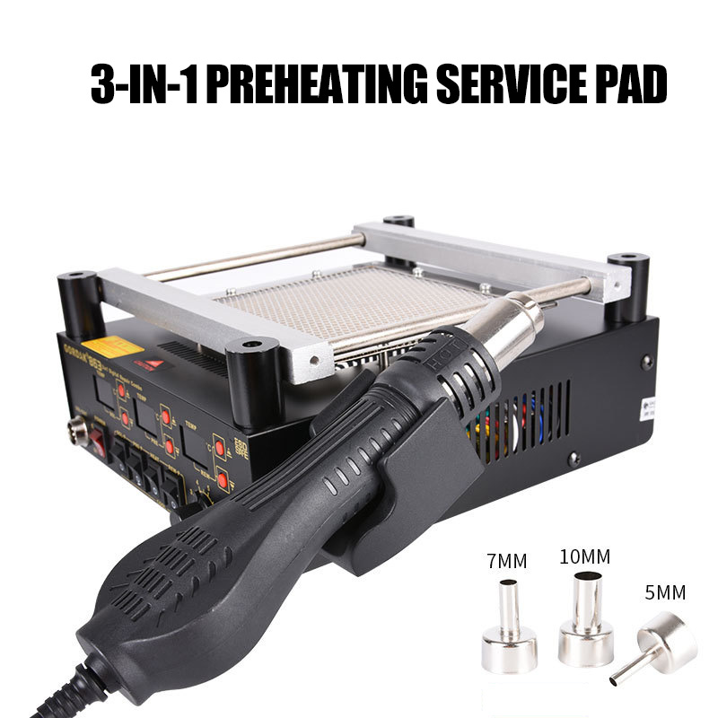 ปืนลมร้อนดิจิตอล 3 in 1 พร้อมส - Infrared Bga Rework Station บทวิจารณ์และราคา